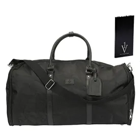 1 Voice 1VFB16_49 The Weekender Garment Bag, Black