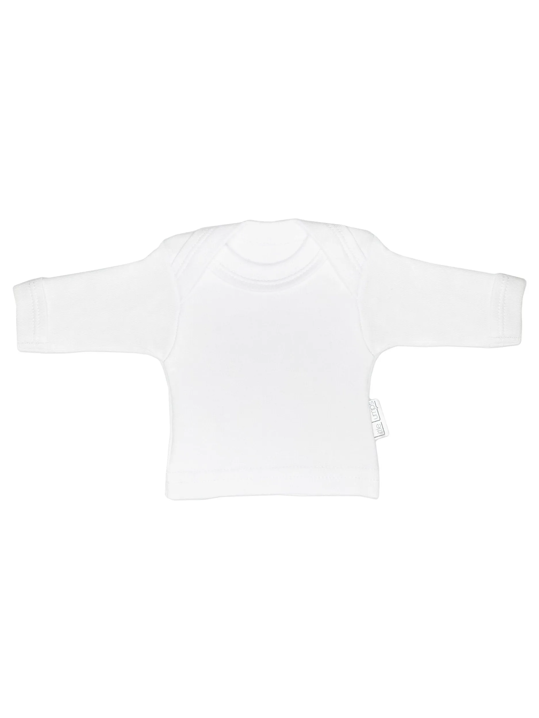 100% Cotton Envelope Neck Top - White