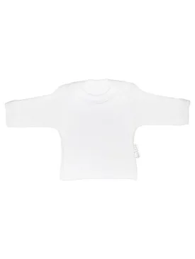 100% Cotton Envelope Neck Top - White