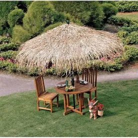 10Ft Authentic Palm Thatch Tropical Thatch Umbrella Cover