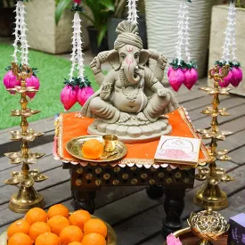 10INCH Pagdi Eco-Friendly Ganpati | Plant-A-Ganesha