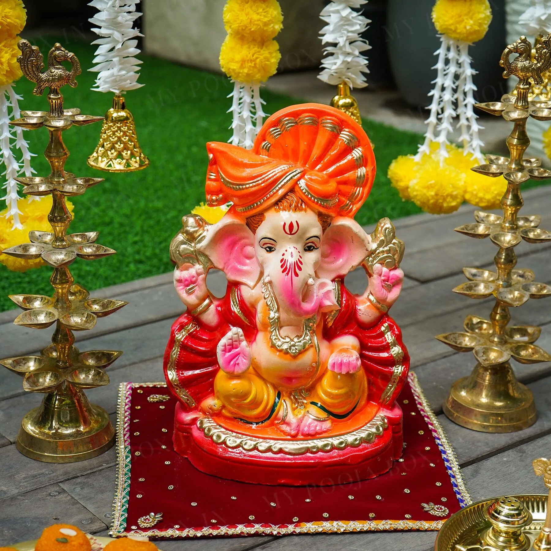 1FEET Muktidaya Eco-Friendly Ganpati | Plant-A-Ganesha