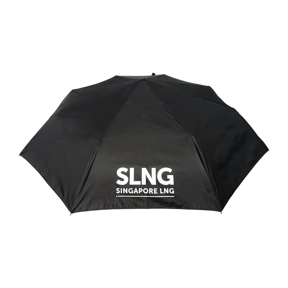 21" Auto Open/Close Foldable Umbrella with Black UV