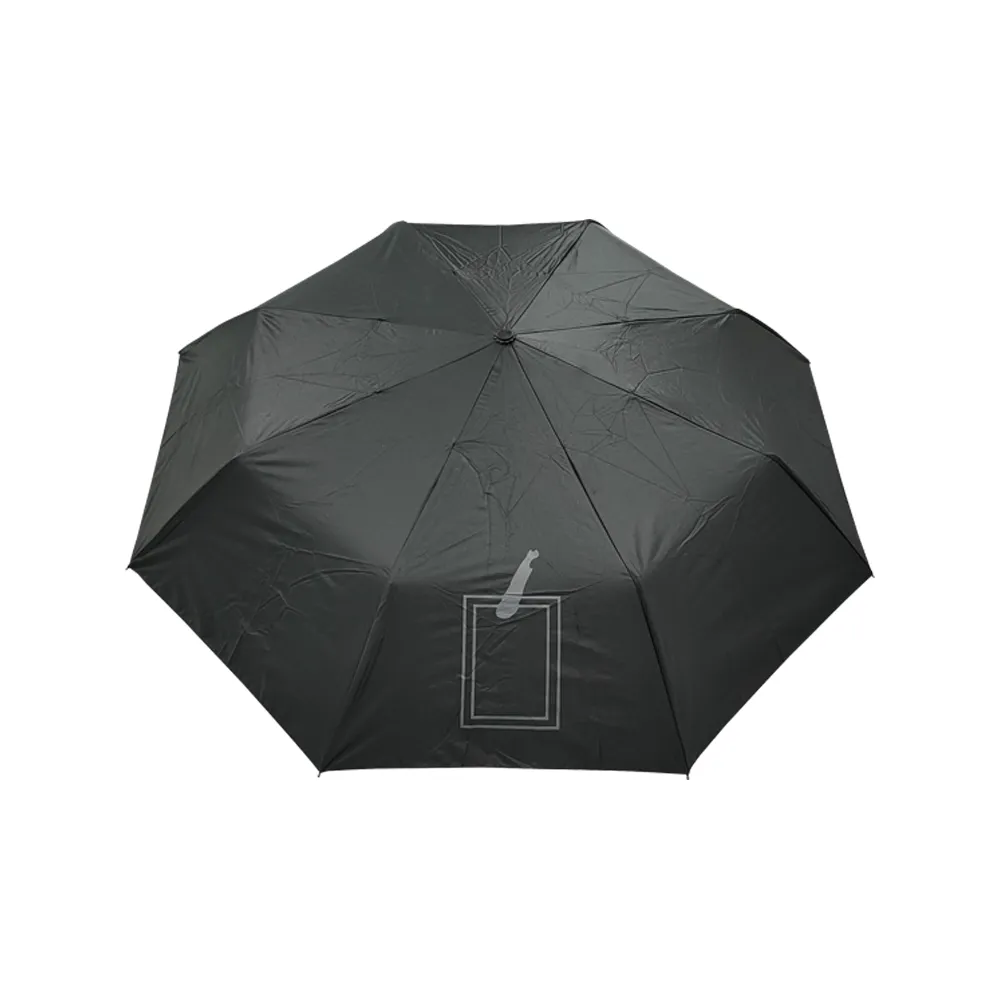 21" Auto Open/Close Foldable Umbrella with Black UV