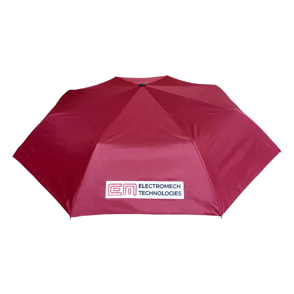 21" Auto Open/Close Foldable Umbrella with Black UV