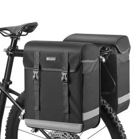 33L Large Capacity Cycling Pannier Double Side Bike Trunk Bag MTB Road Bicycle Travel Luggage Carrier Pack Bag