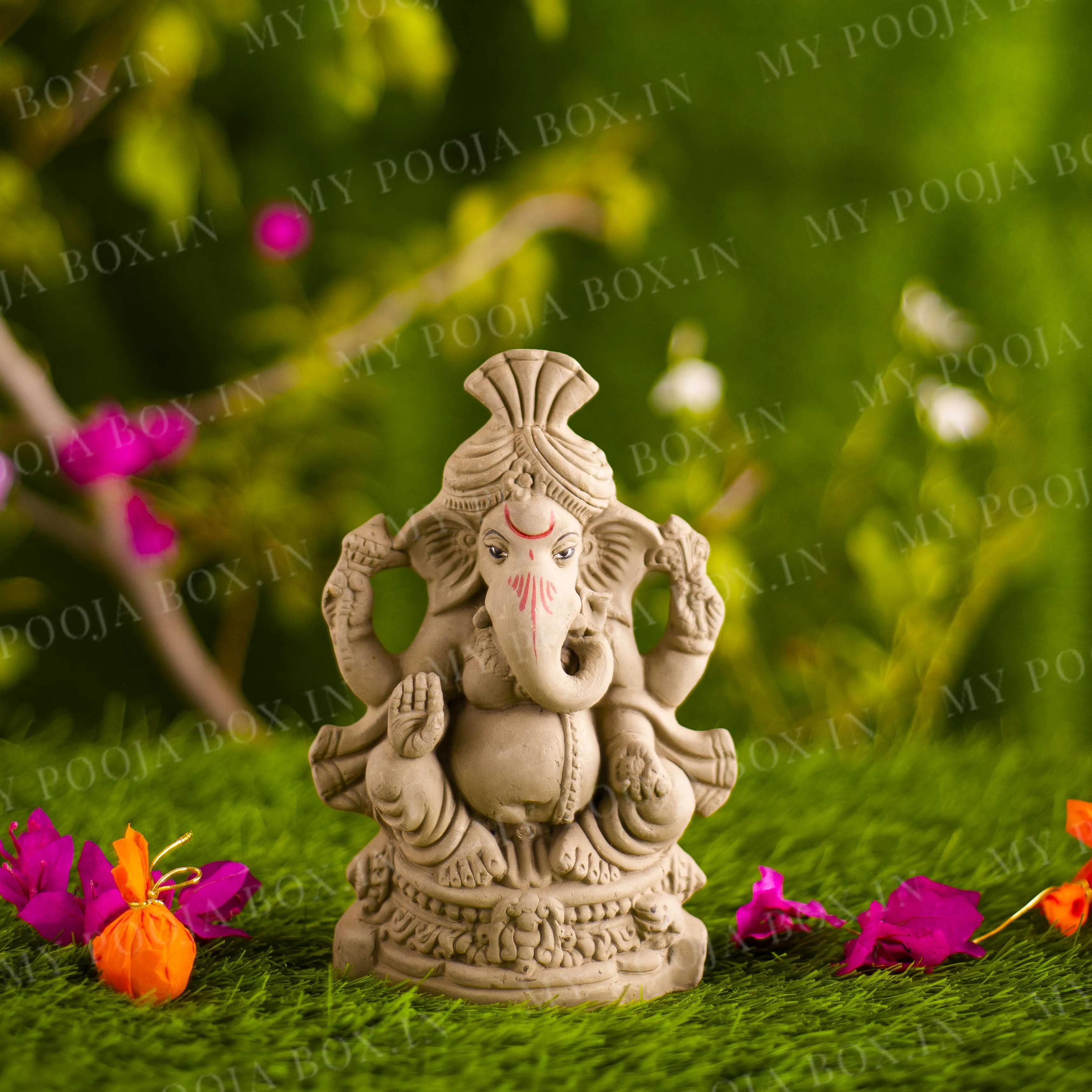 8INCH Namasthetu Eco-Friendly Ganpati | Plant-A-Ganesha