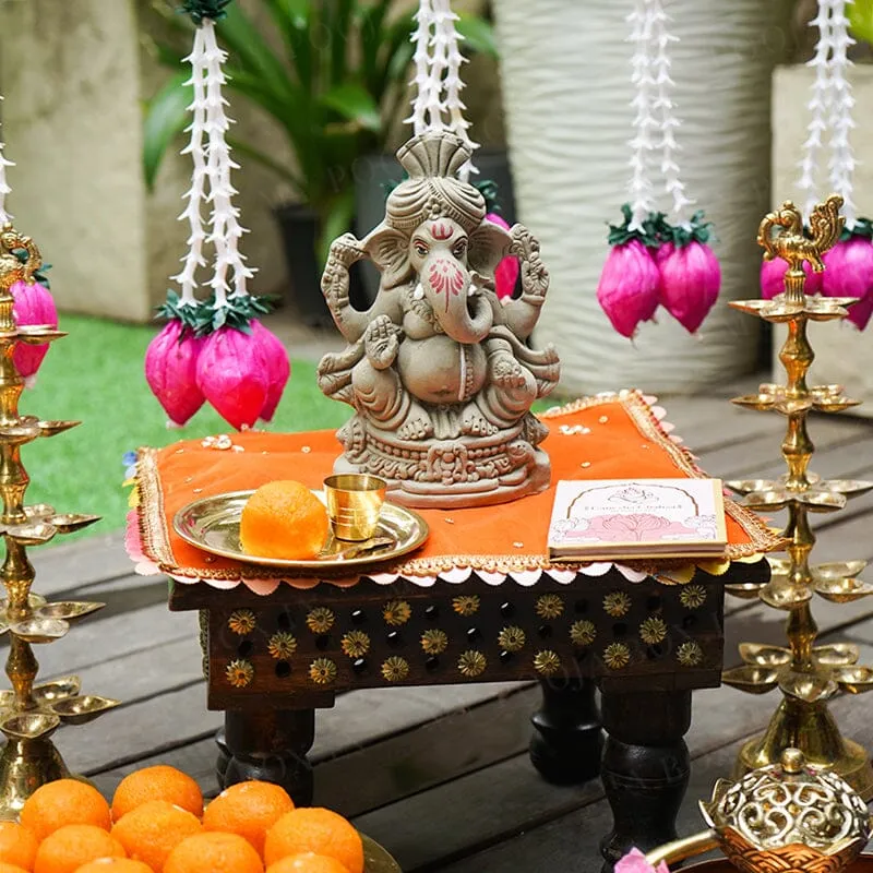 8INCH Namasthetu Eco-Friendly Ganpati | Plant-A-Ganesha