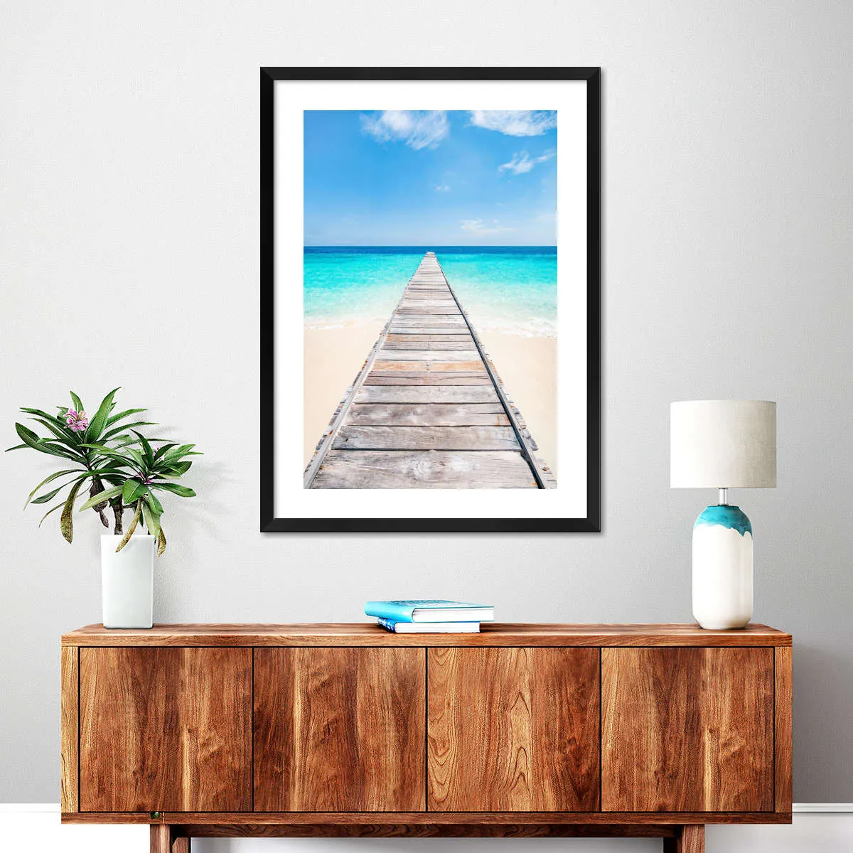 A Beach Pier Wall Art