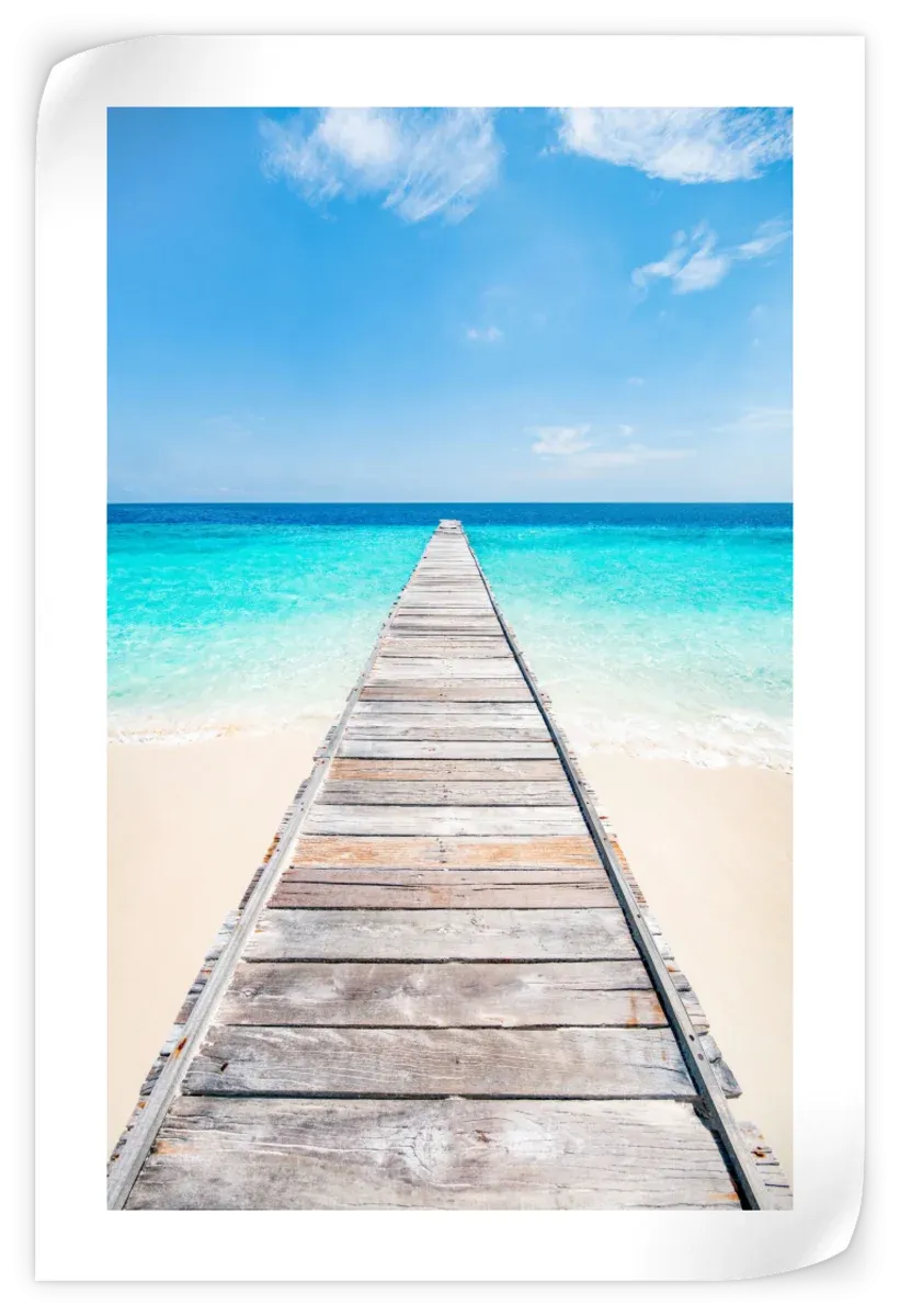 A Beach Pier Wall Art