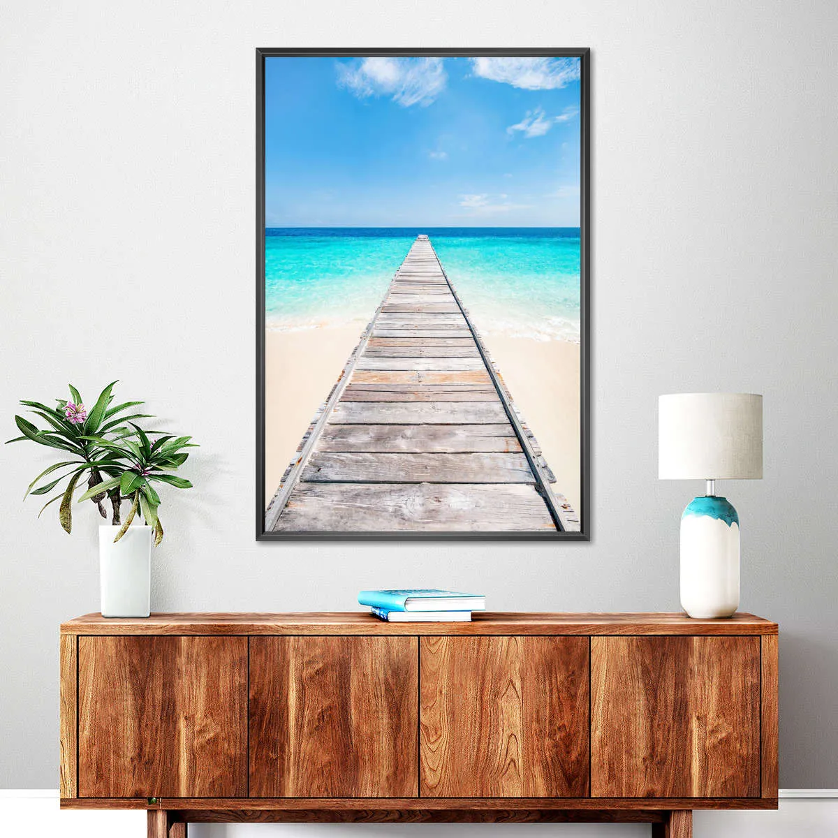 A Beach Pier Wall Art