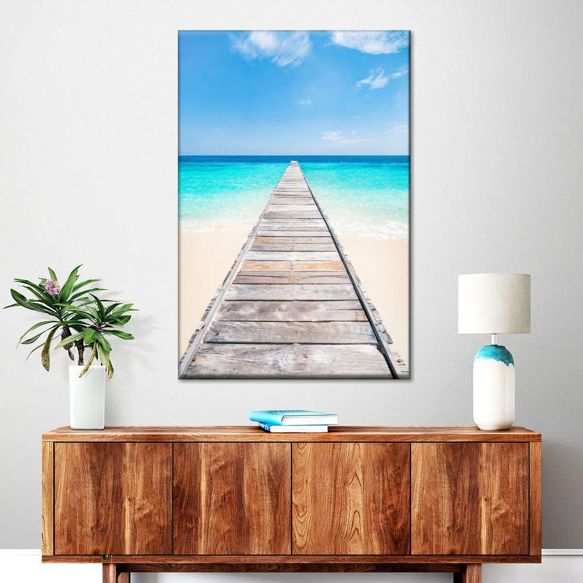 A Beach Pier Wall Art