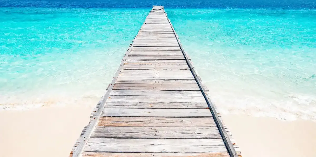 A Beach Pier Wall Art