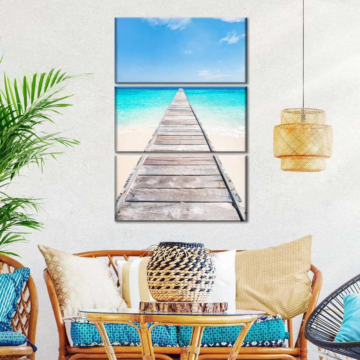 A Beach Pier Wall Art