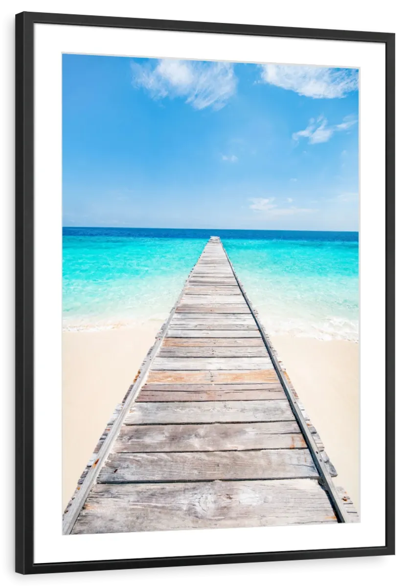 A Beach Pier Wall Art