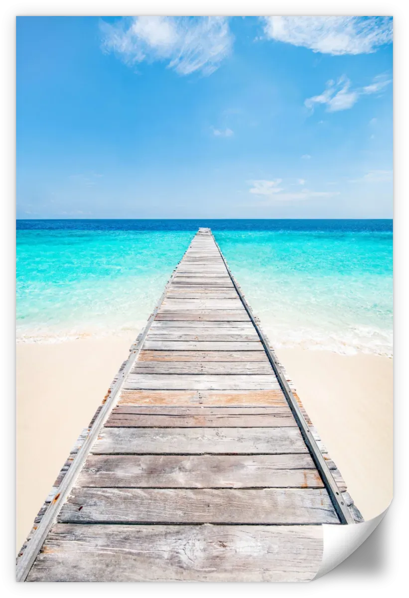 A Beach Pier Wall Art