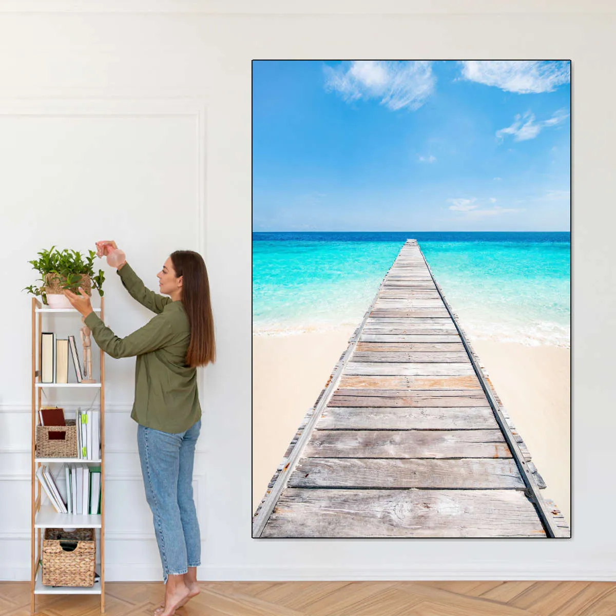 A Beach Pier Wall Art