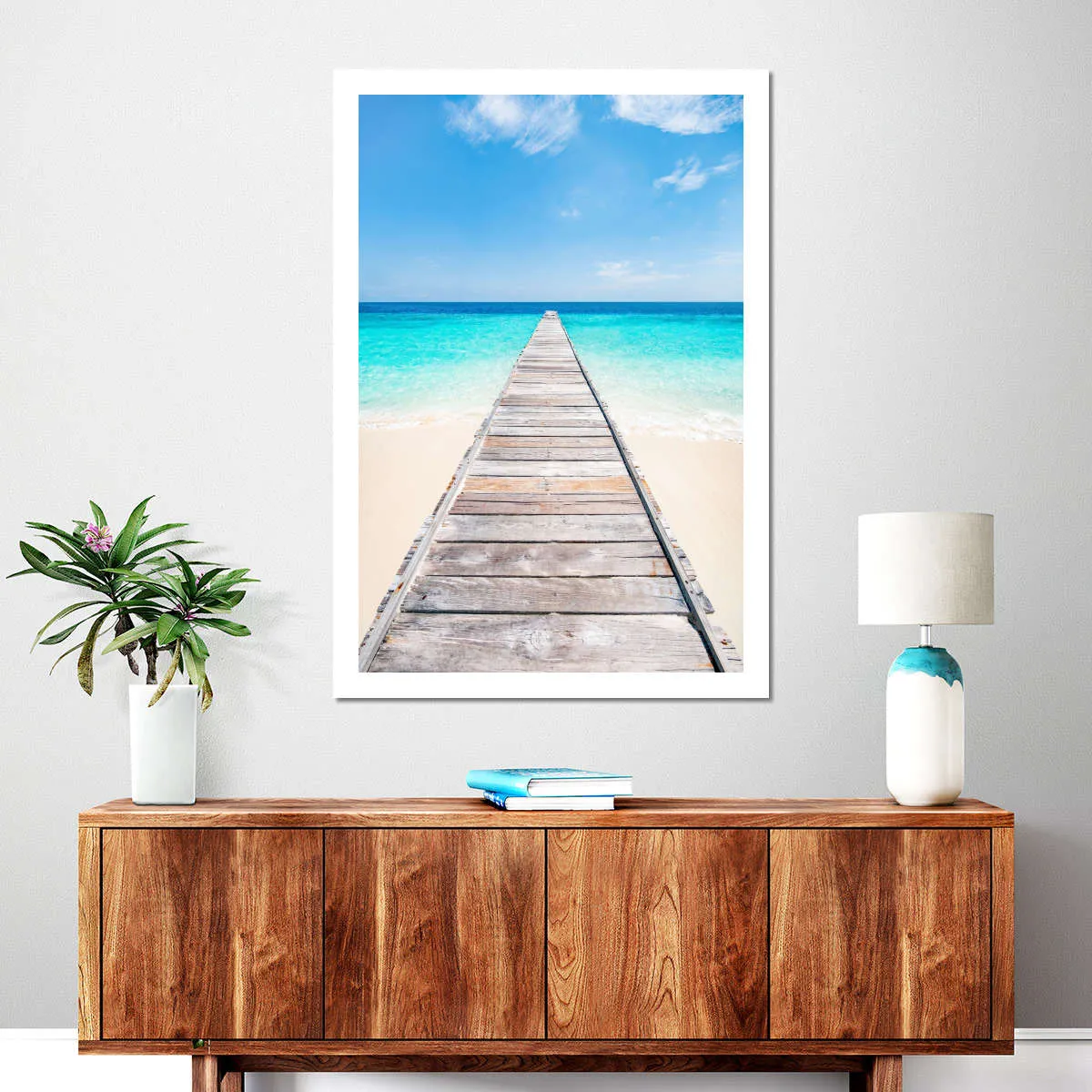 A Beach Pier Wall Art