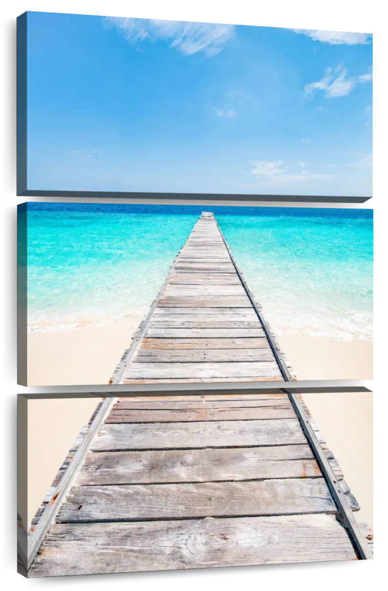 A Beach Pier Wall Art