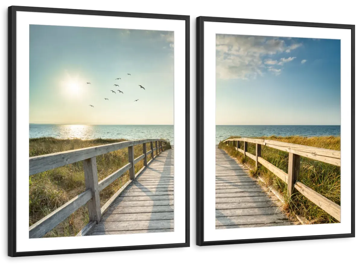 A Boardwalk To The Beach Wall Art