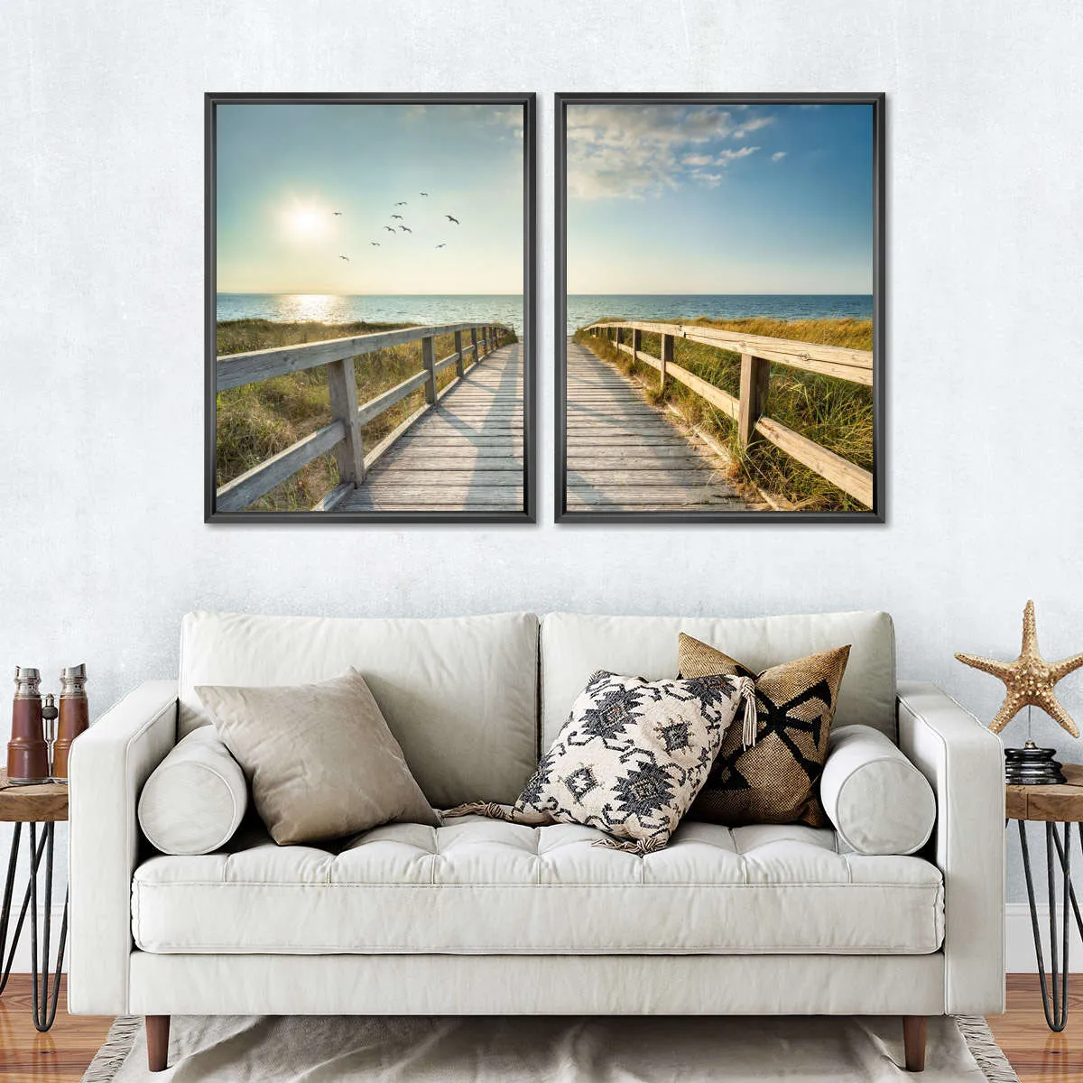 A Boardwalk To The Beach Wall Art