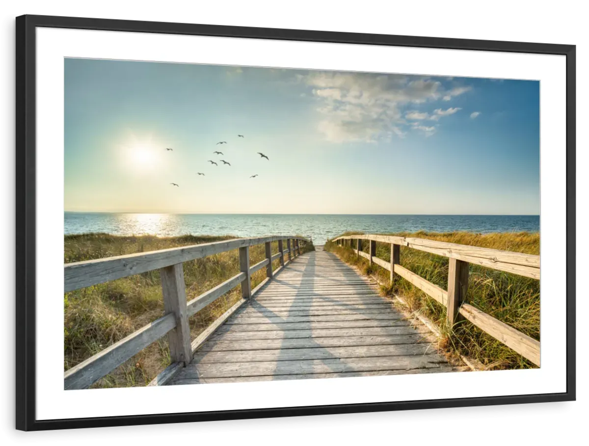 A Boardwalk To The Beach Wall Art