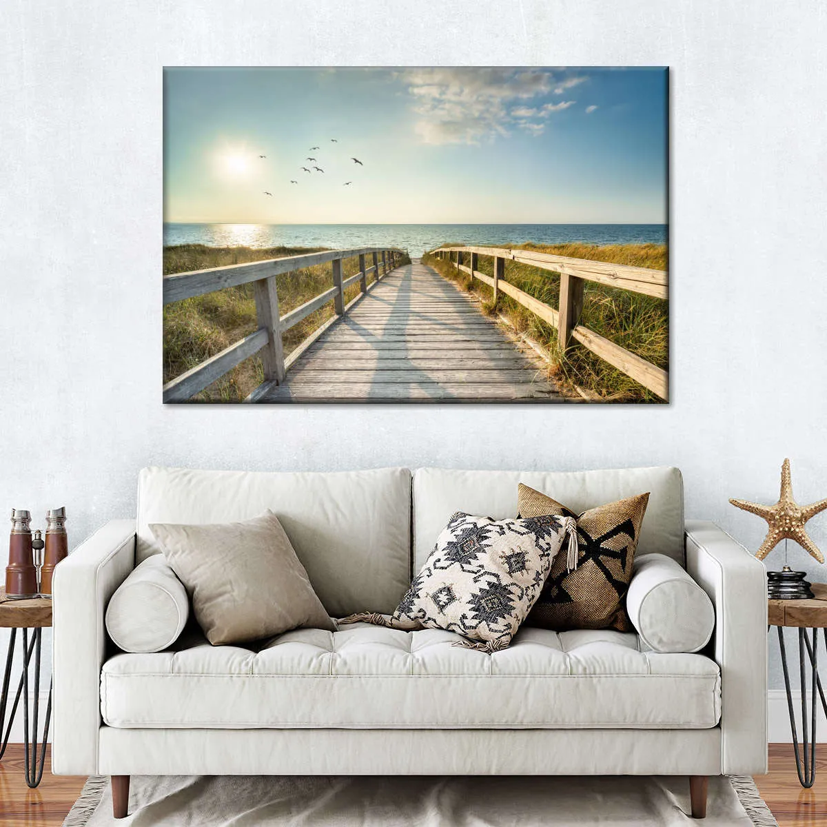 A Boardwalk To The Beach Wall Art