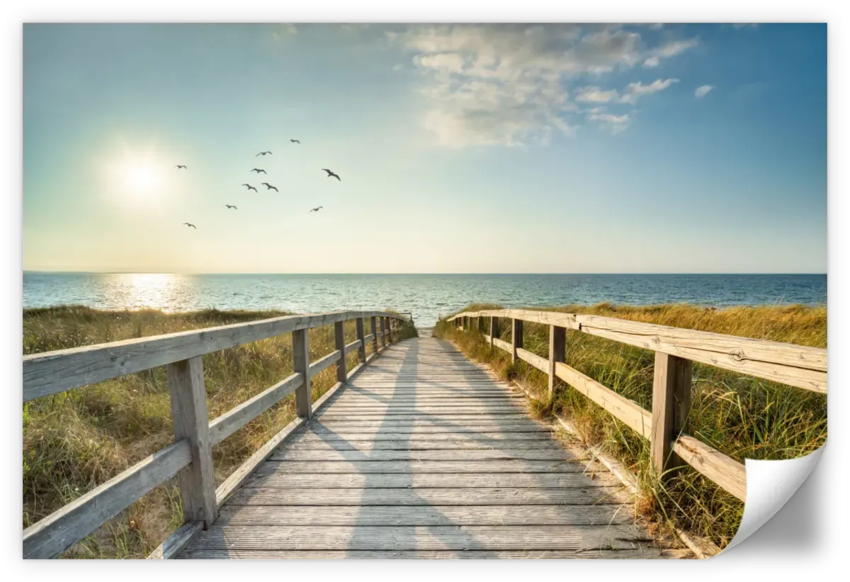 A Boardwalk To The Beach Wall Art