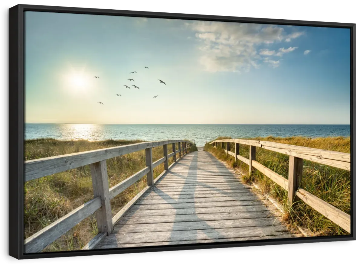 A Boardwalk To The Beach Wall Art