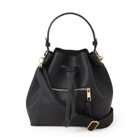 Accessorize London Black Classic Duffle Bag