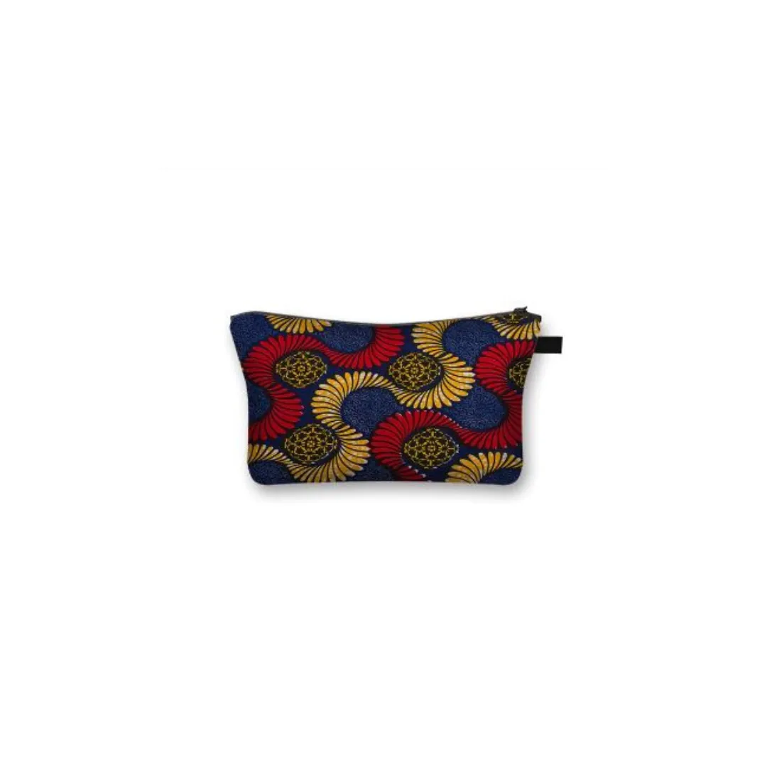 African Print Makeup and Cosmetic Bag