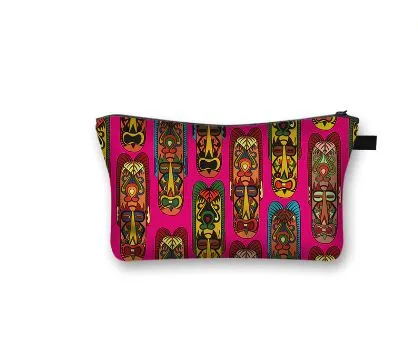 African Print Makeup and Cosmetic Bag