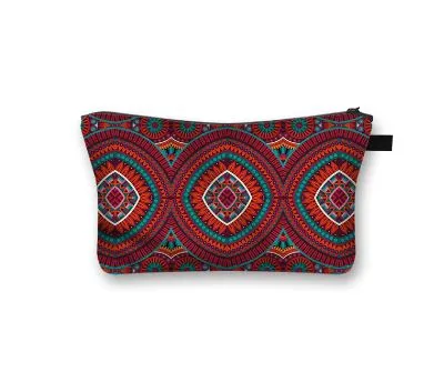 African Print Makeup and Cosmetic Bag