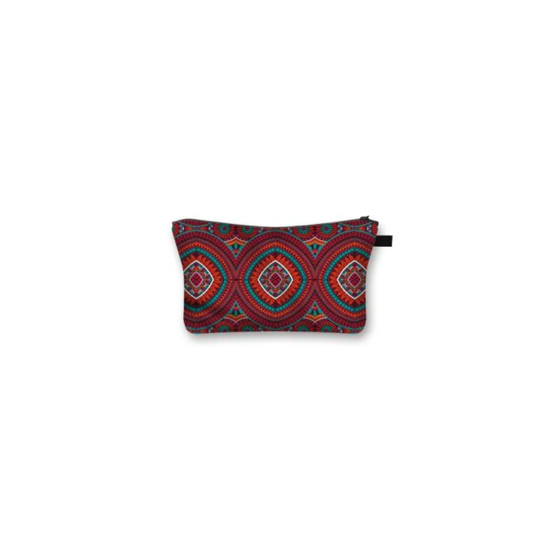 African Print Makeup and Cosmetic Bag