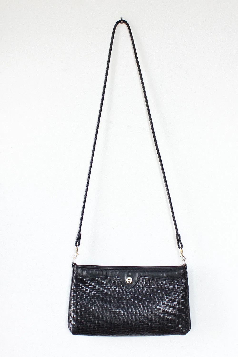 Aigner Woven Crossbody Bag