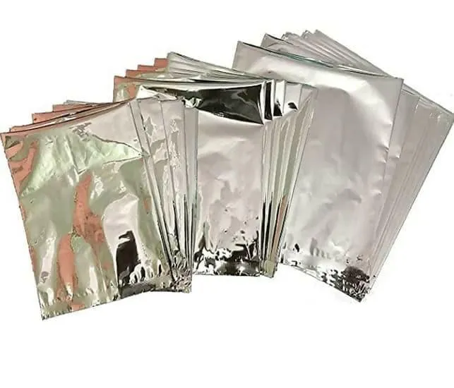 Aluminium Silver foil Food Packaging Covers - 4 x 6 (1 kg)