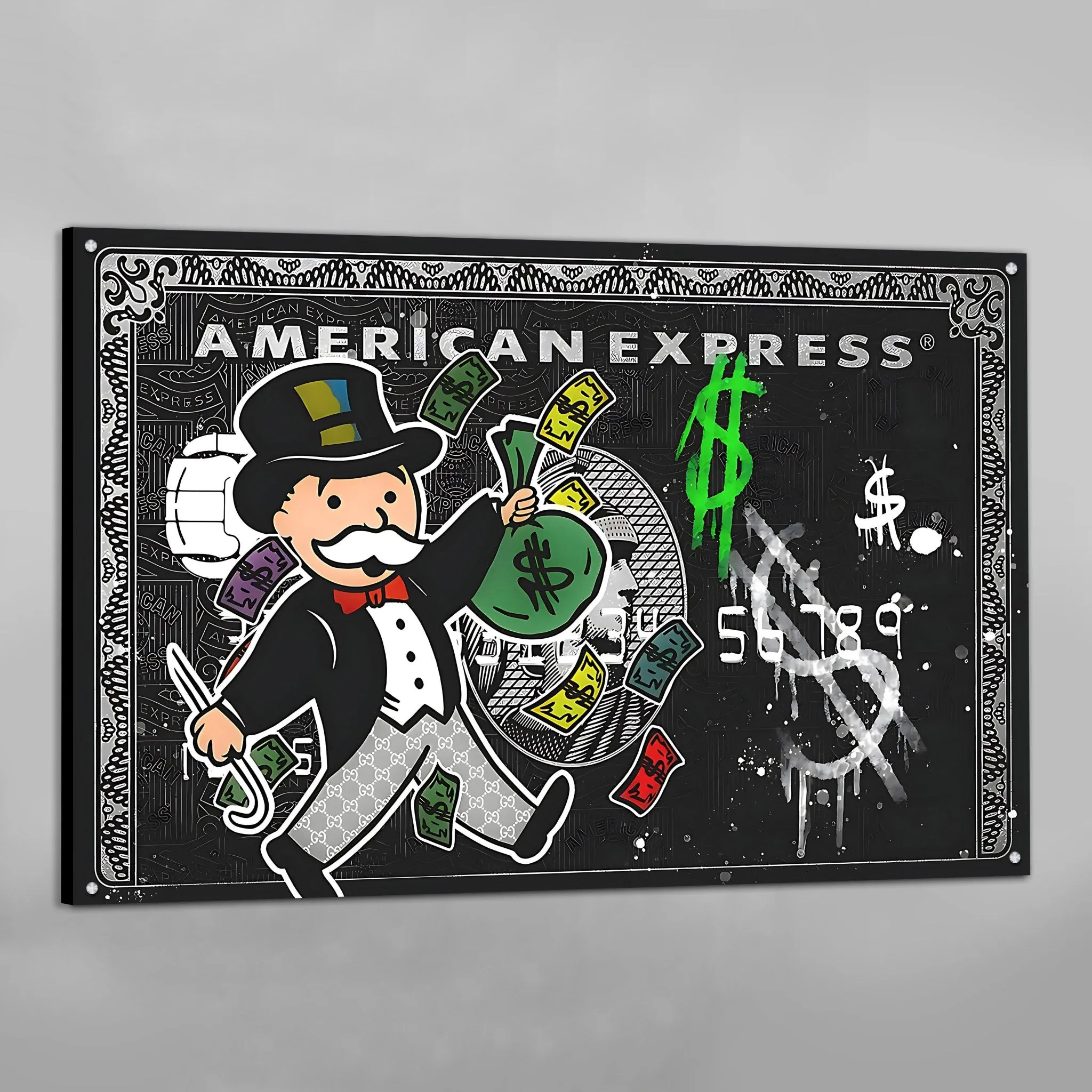 American Success Canvas Wall Art