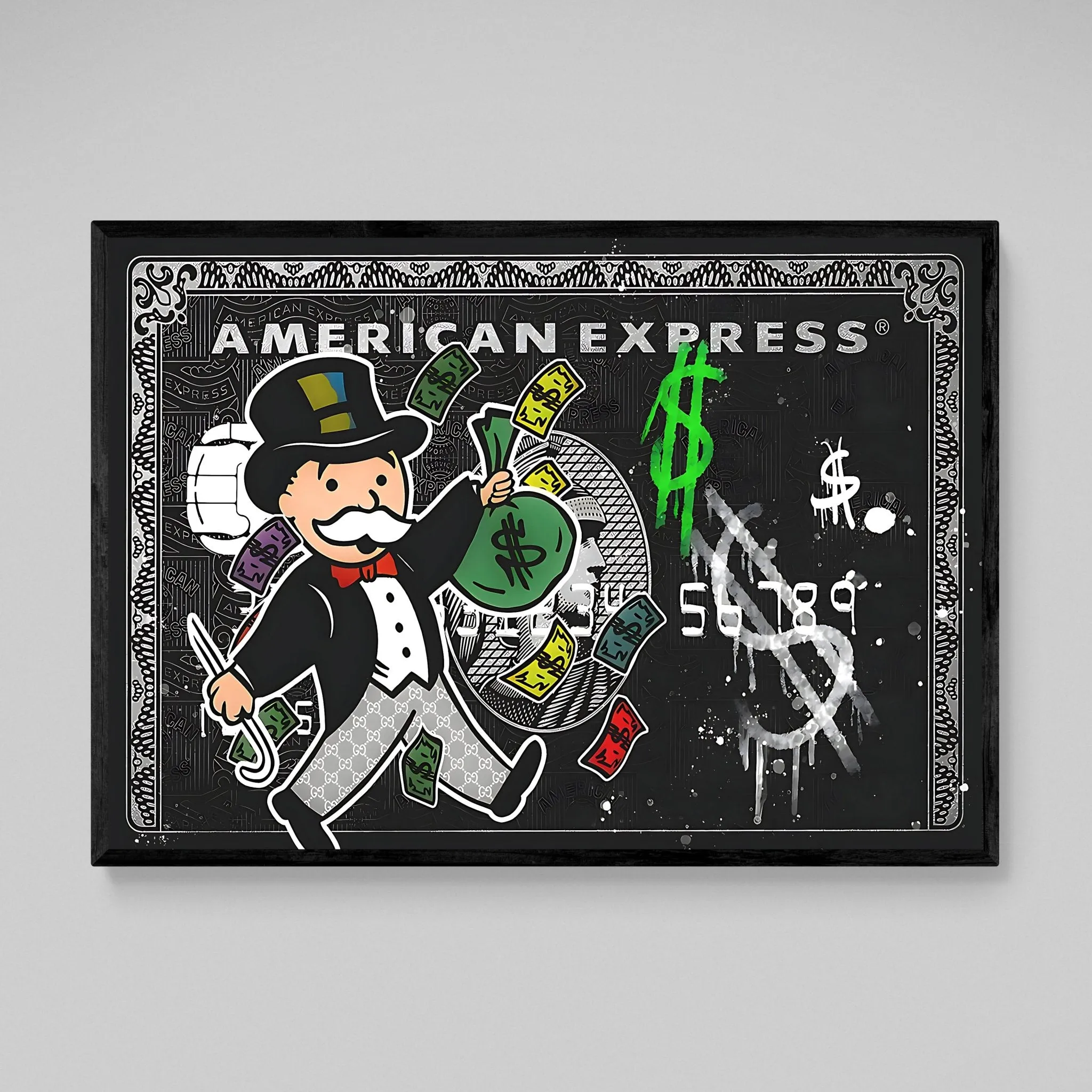 American Success Canvas Wall Art