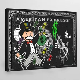 American Success Canvas Wall Art