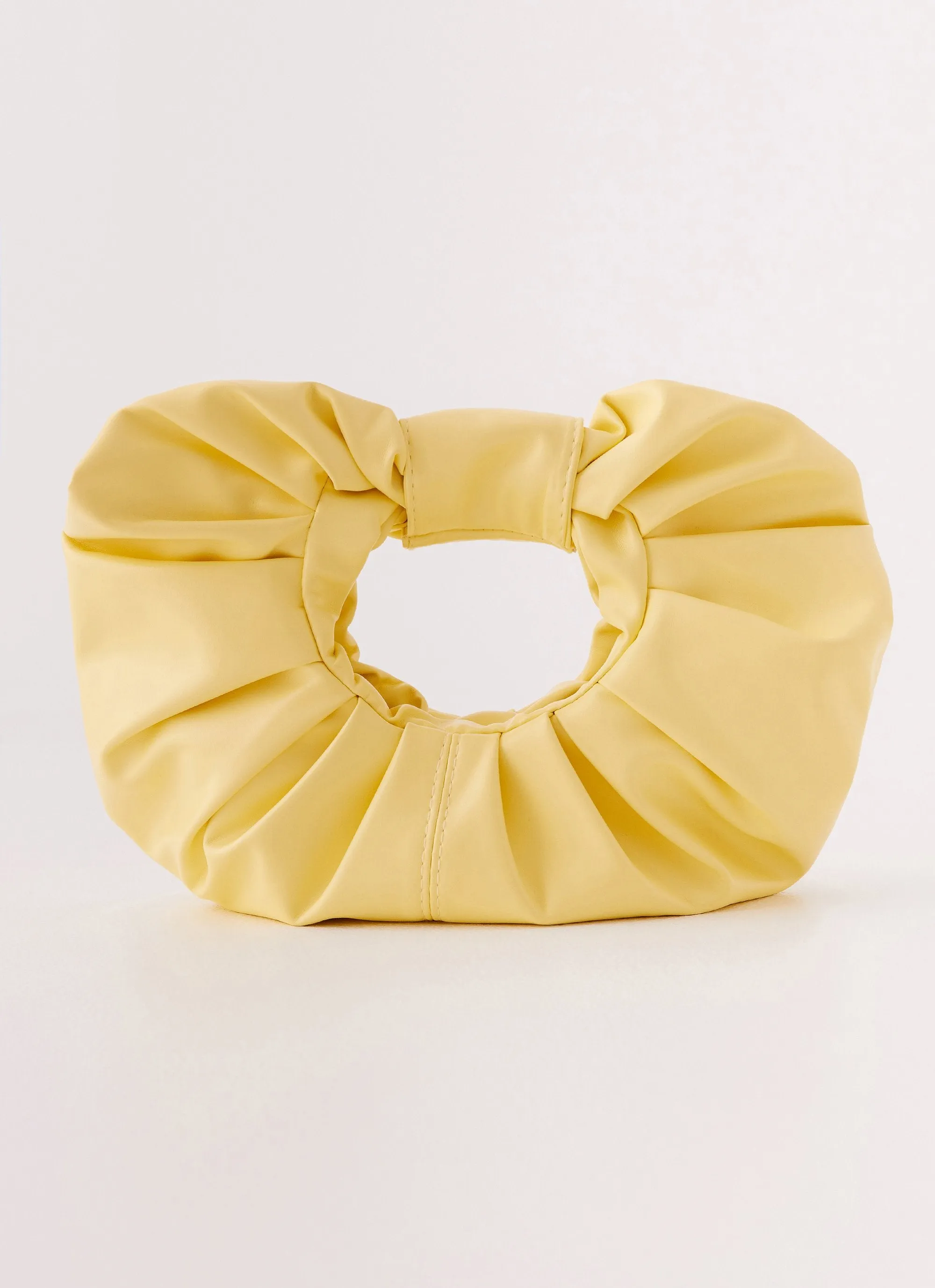 Atavista Scrunchie Bag - Yellow