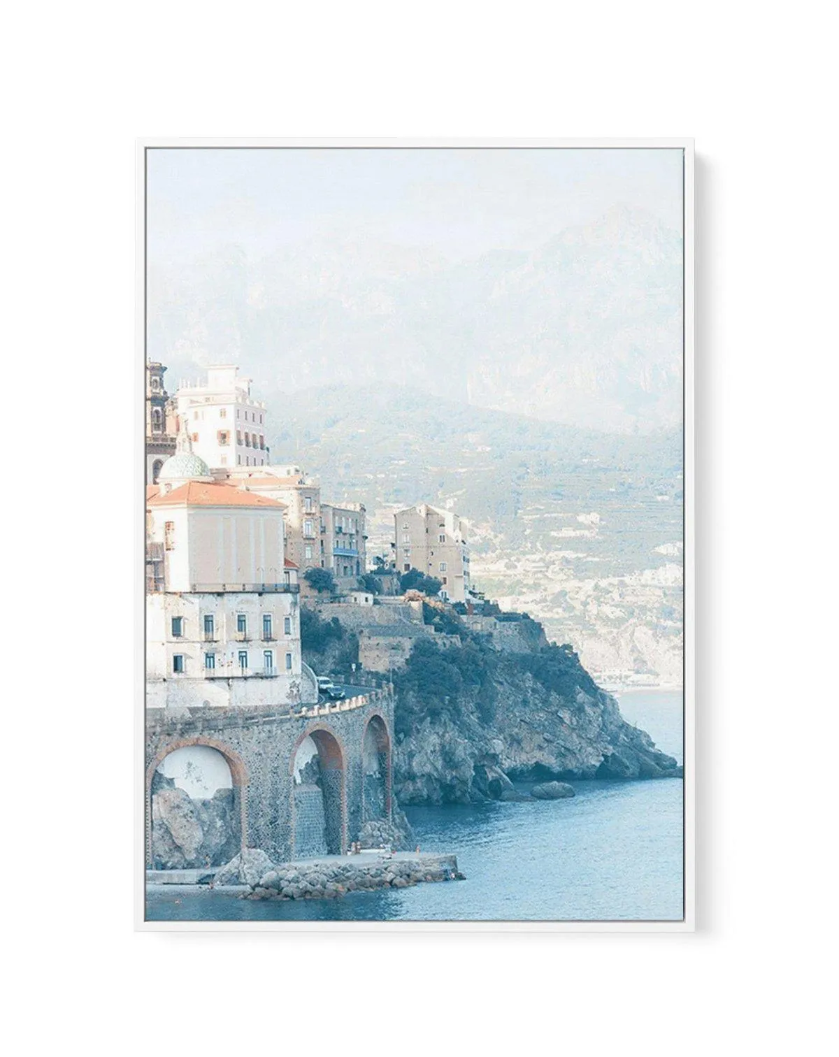 Atrani View | Amalfi | Framed Canvas Art Print