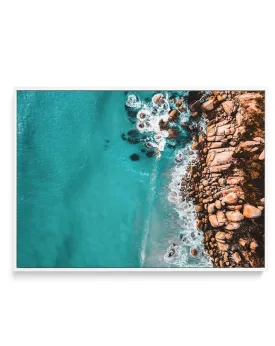 Australian Coast | Framed Canvas Art Print