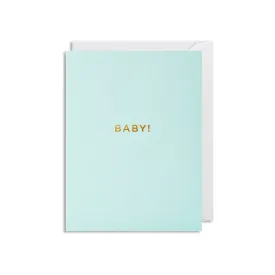 Baby Boy Mini Greetings Card by Cherished for Lagom Design