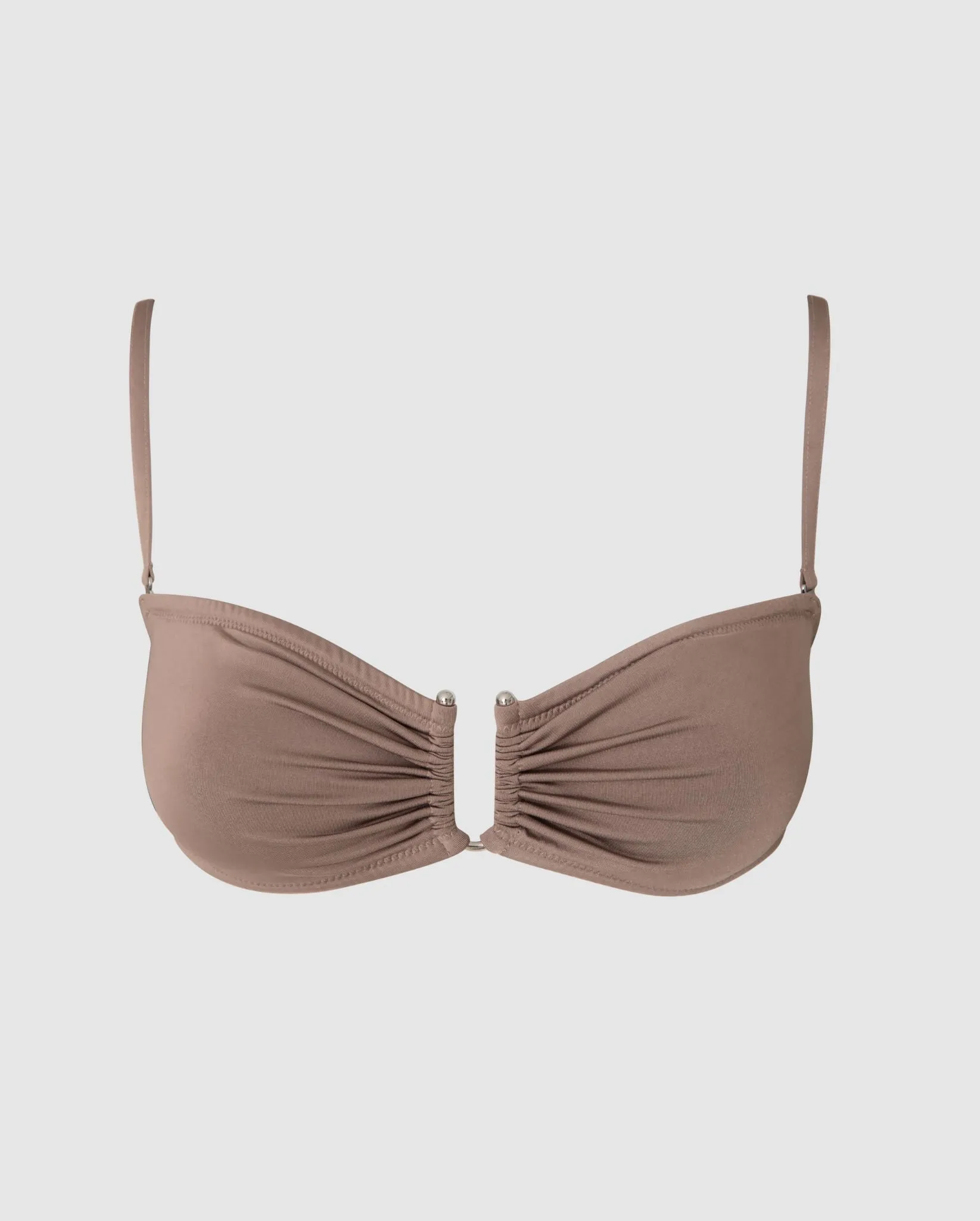 Bandeau Bikini Top Mauve