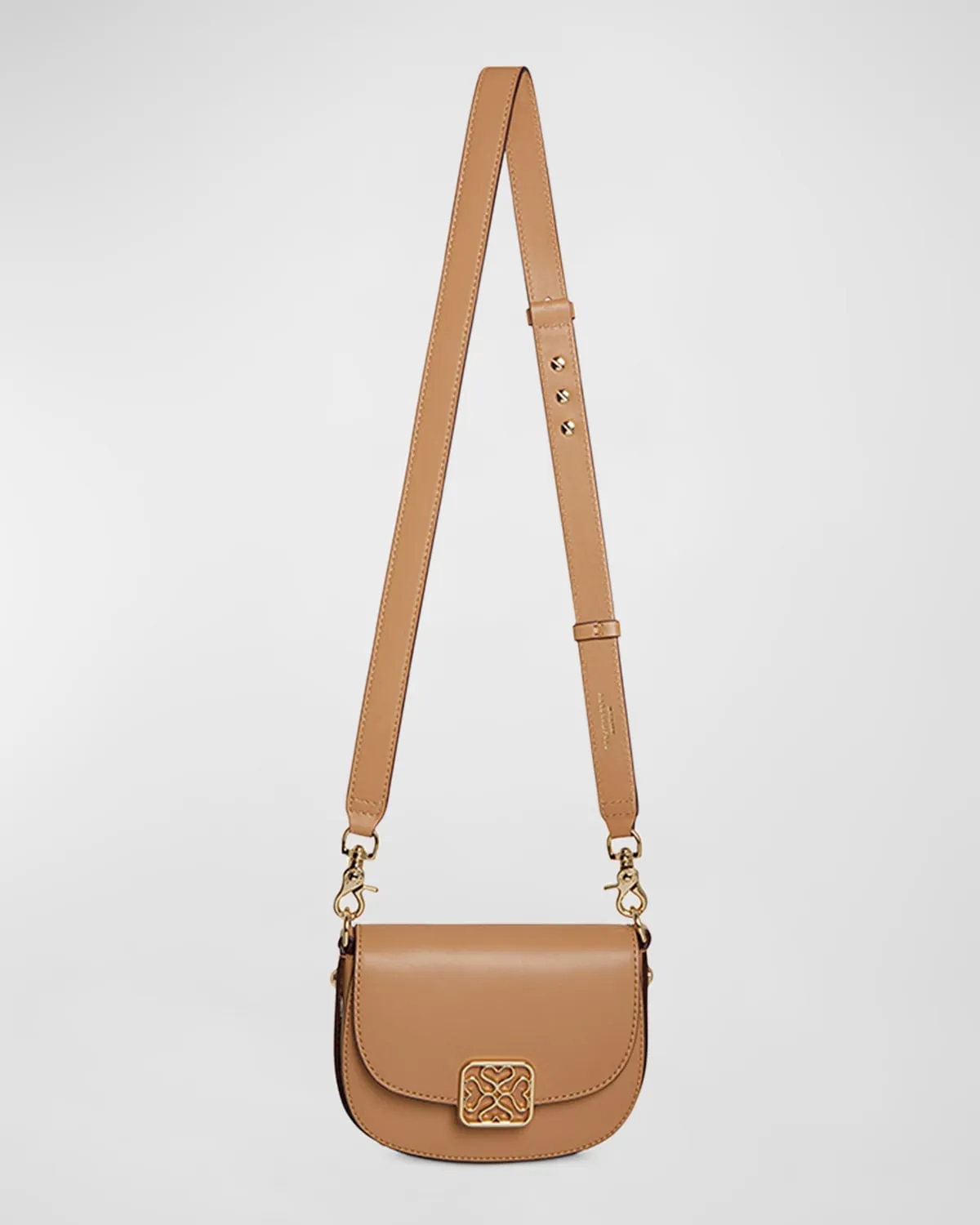 Bay Mini Polished Leather Crossbody Bag