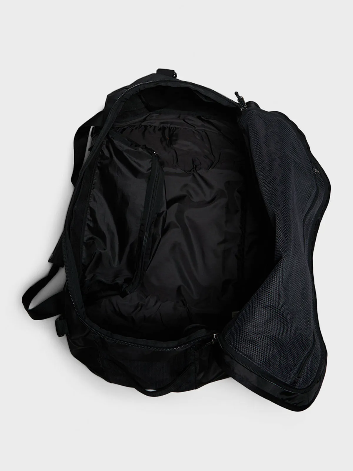 Black Hole Duffel 55L Bag in Black