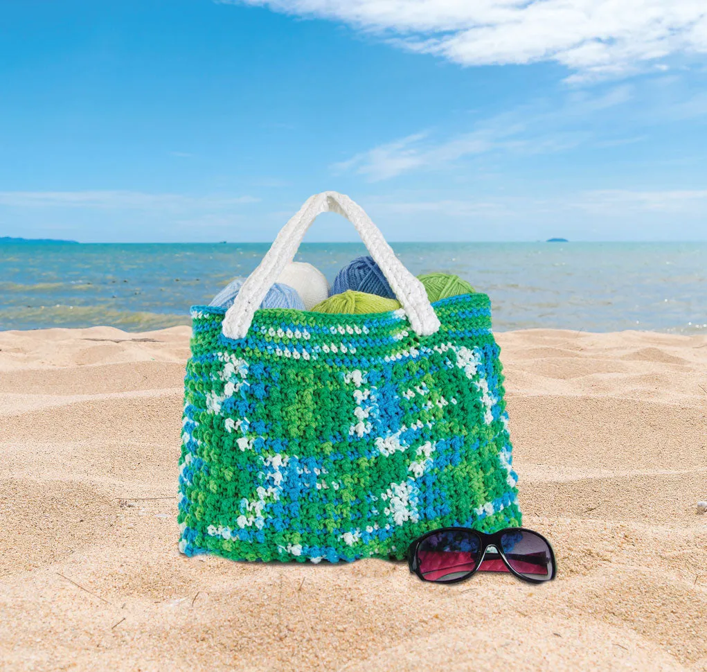 Blue Ocean Breeze Summer Beach Bag