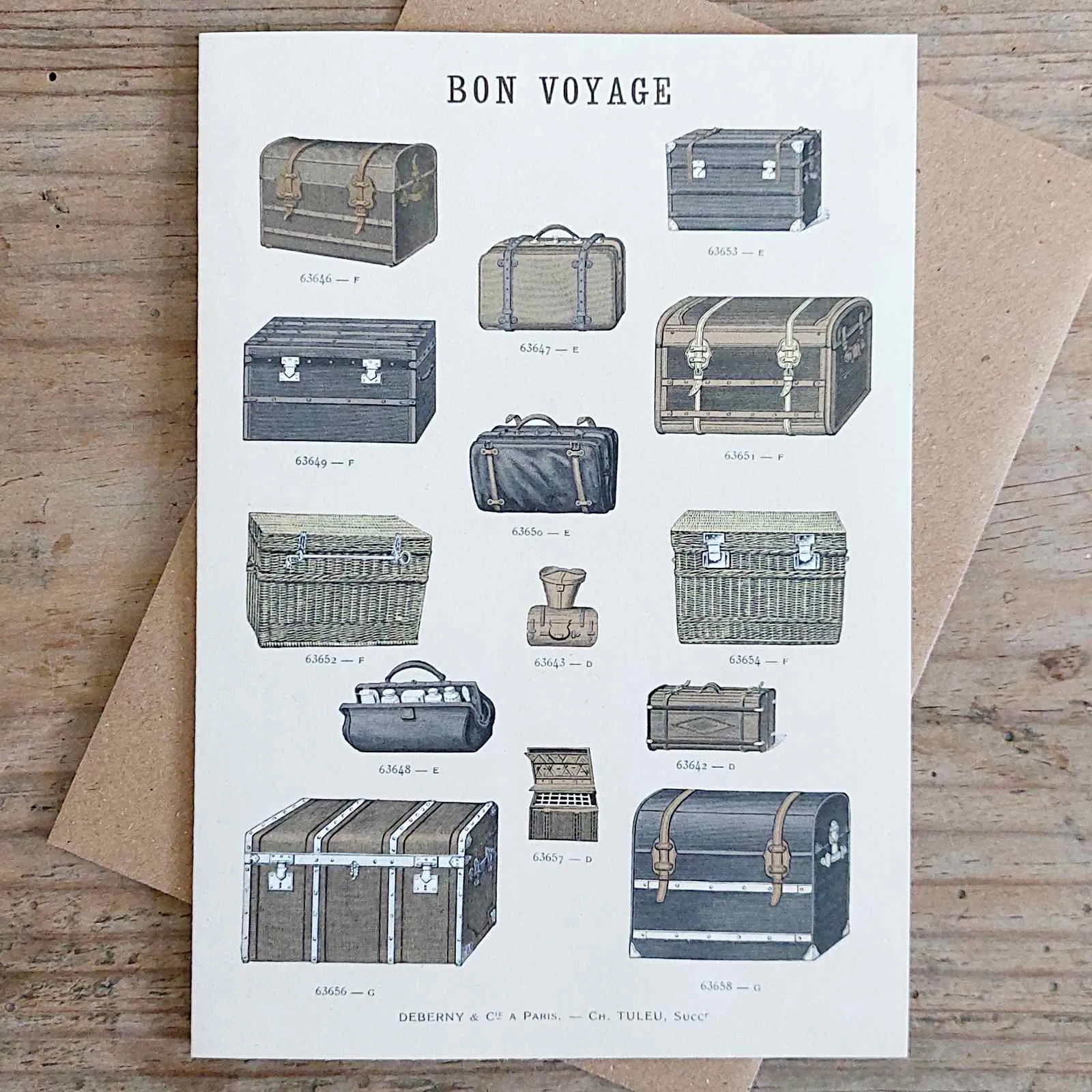 Bon Voyage - Greeting Card