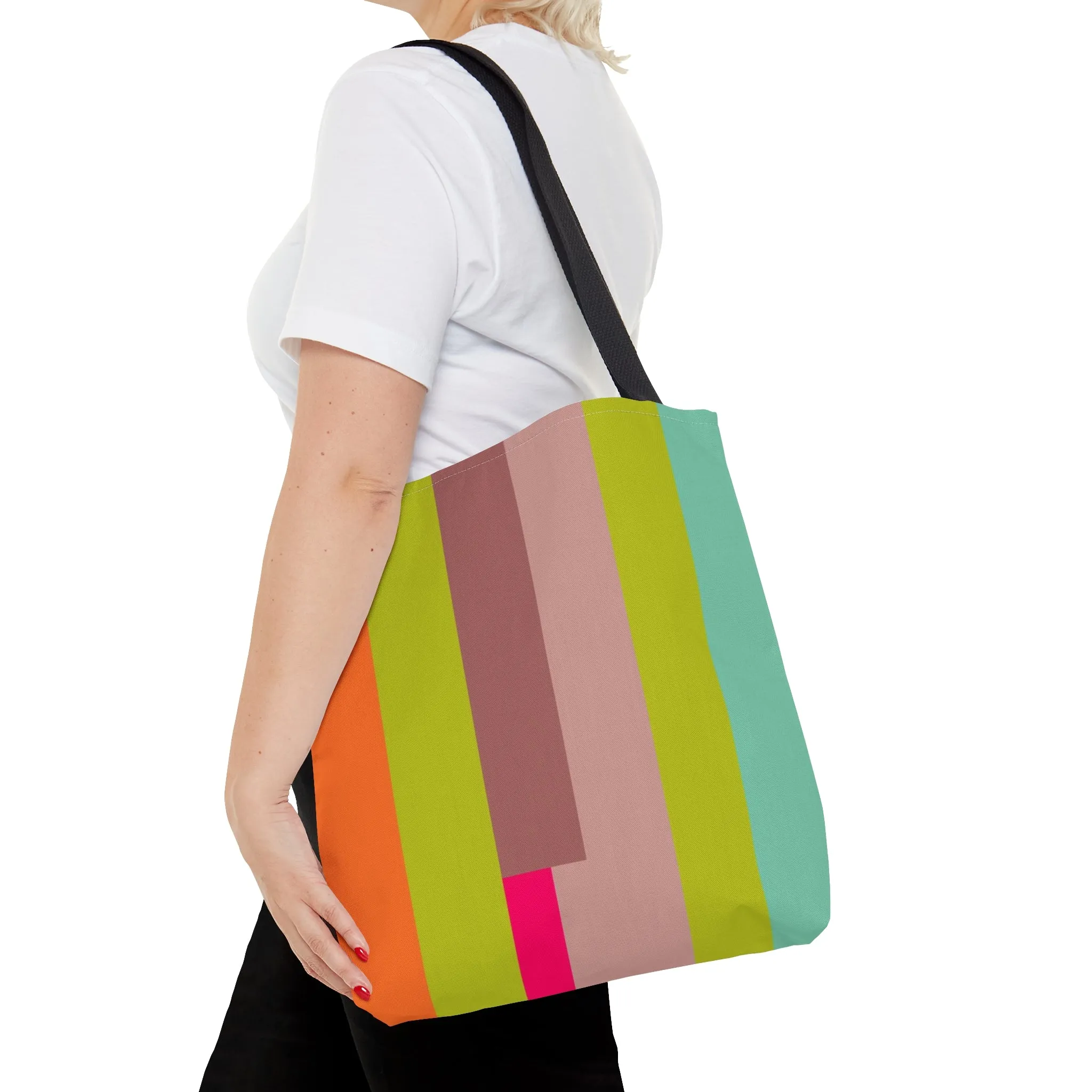 Bright Blocks Tote Bag