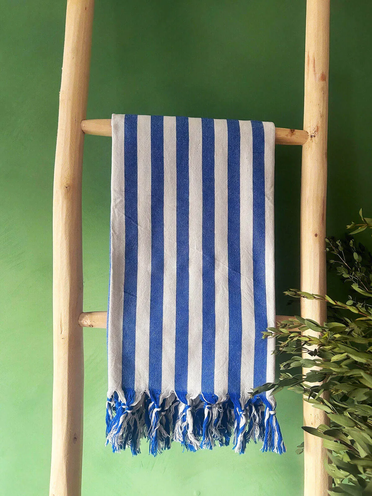 Brighton Stripe Hammam Towel, Blue